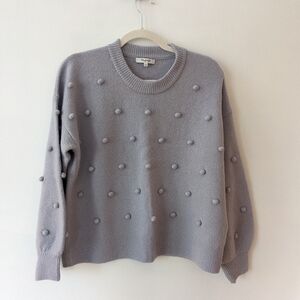Madewell Lavender Bauble Sweater